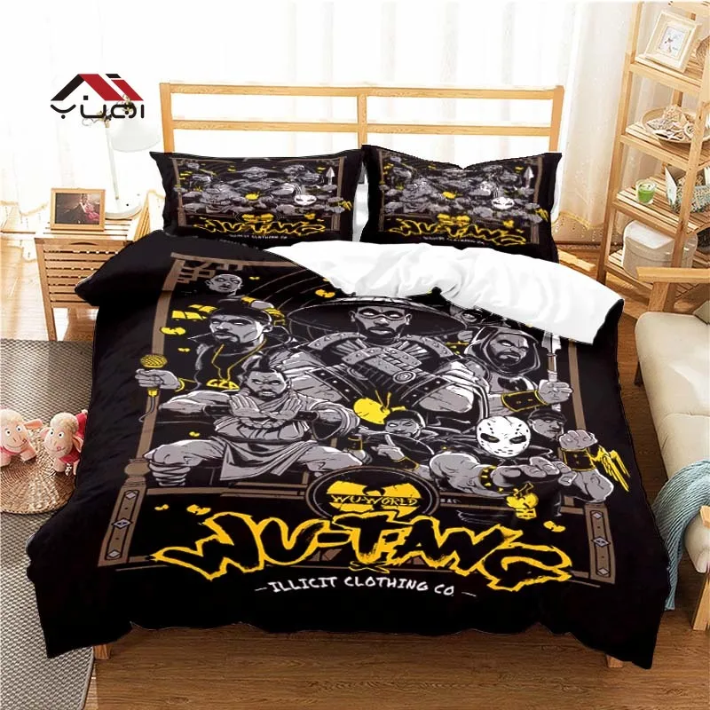Wu T-Tang Rock Bang Music Pattern Duvet Cover Set Bedding for Adult Kids Bed Set Comforter Cover Bedding Set 10 Sizes
Wu T-Tang Rock Bang Music Pattern Duvet Cover Set Bedding for Adult Kids Bed Set Comforter Cover Bedding Set 10 Sizes
