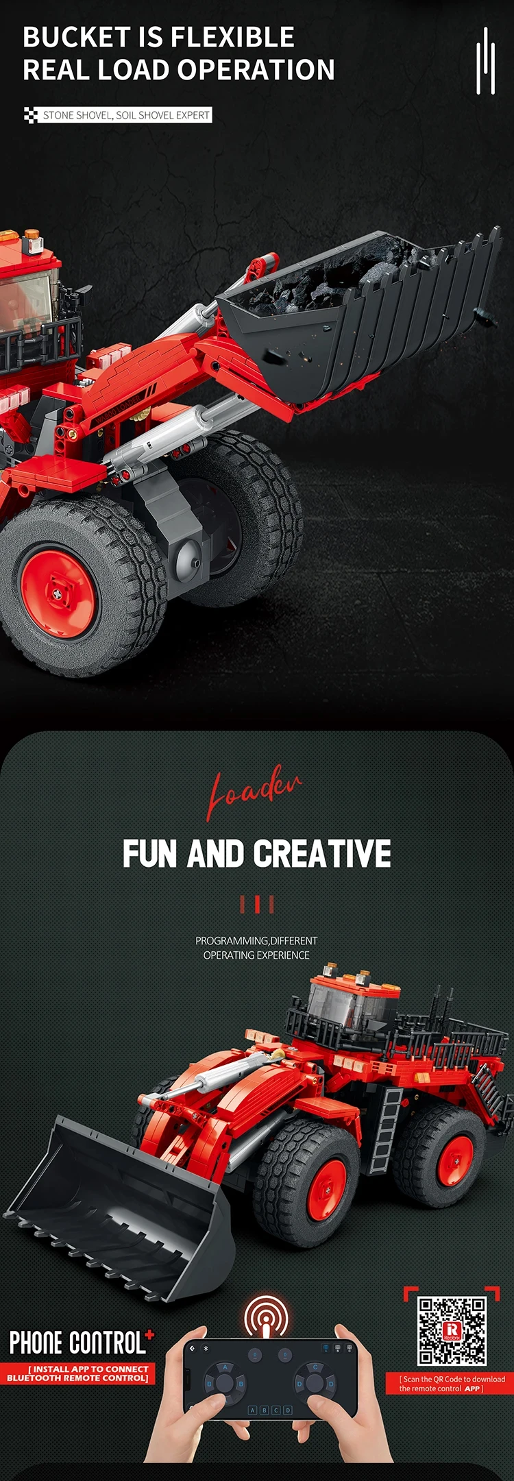 1876PCS Loader Forklift Building Blocks City Remote Control Engineering Vehicle Car Model Technology Blocks Kids Toys Gifts 1876PCS Loader Forklift Building Blocks City Remote Control Engineering Vehicle Car Model Technology Blocks Kids Toys Gifts