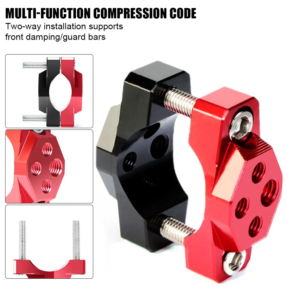 Motorcycle Handlebar Clamp Stent Bracket Bumper Clamp Aluminum Alloy Spotlight Clip Stem Riser Motorcycle Accessories 32/42/54mm
Motorcycle Handlebar Clamp Stent Bracket Bumper Clamp Aluminum Alloy Spotlight Clip Stem Riser Motorcycle Accessories 32/42/54mm