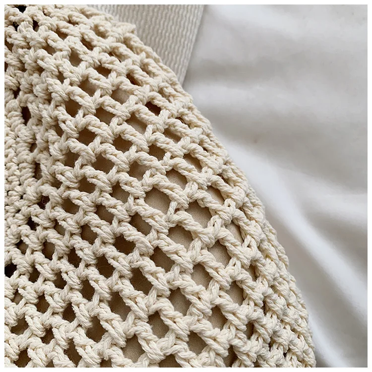 Summer Hollow Woven Tote Bag - Large Capacity 21 S446007e2c78b4f1ca2c0a650cc0d2796d
