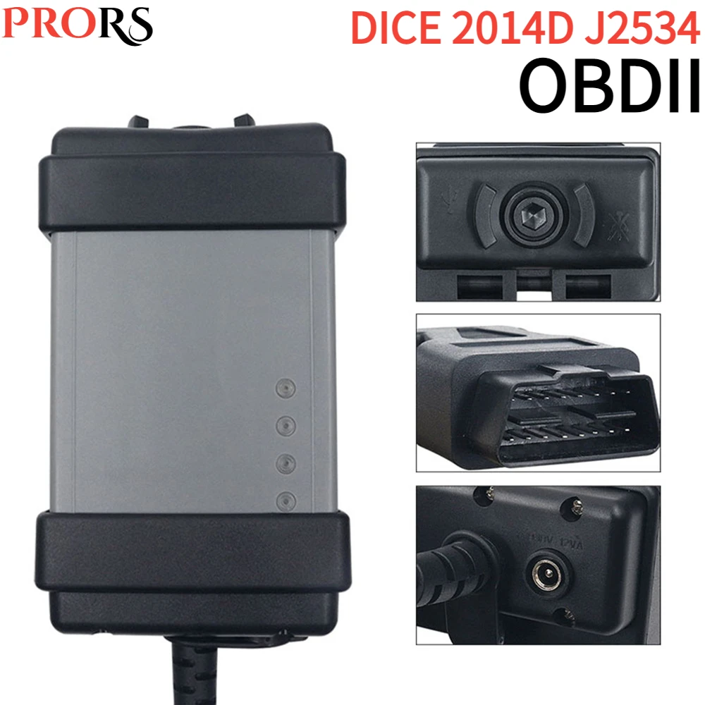 

NEW DICE 2014D VXDIAG Diagnostic Tool Dice 2015a USB OBDII Diagnostics Scanner VXDIAG DICE Multilingual Automotive Scanner