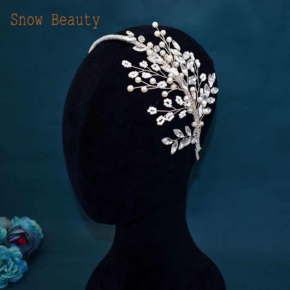 

DZ028 Luxury Crystal Bridal Hairband Baroque Headdress Rhinestones Wedding Hair Accessories Jewelry for Women Tiara Headpieces