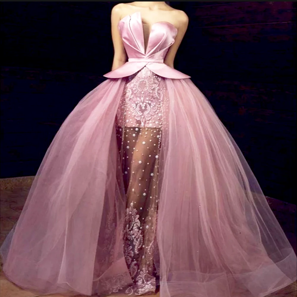 Strapless Pink Evening Dresses Women's Luxury Sleeveless Pearl Beading Princess Goegeous Wedding Ball Gown Prom Dress Gala Maxi
Strapless Pink Evening Dresses Women's Luxury Sleeveless Pearl Beading Princess Goegeous Wedding Ball Gown Prom Dress Gala Maxi