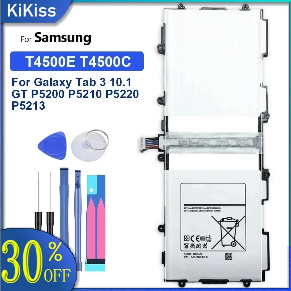 Аккумулятор для Samsung Galaxy Tab 3 10,1, P5200, P5220, P5210, T4500E, T4500C, T4500K, 6800 мАч, номер отслеживания
Аккумулятор для Samsung Galaxy Tab 3 10,1, P5200, P5220, P5210, T4500E, T4500C, T4500K, 6800 мАч, номер отслеживания