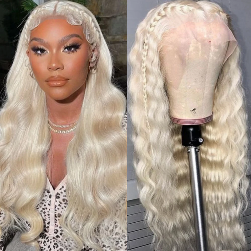 

Synthetic Wigs Blonde Curly Glueless Preplucked Lace Front For Women With Baby Hair Heat Resistant Fiber Hair Wig Daliy Wear