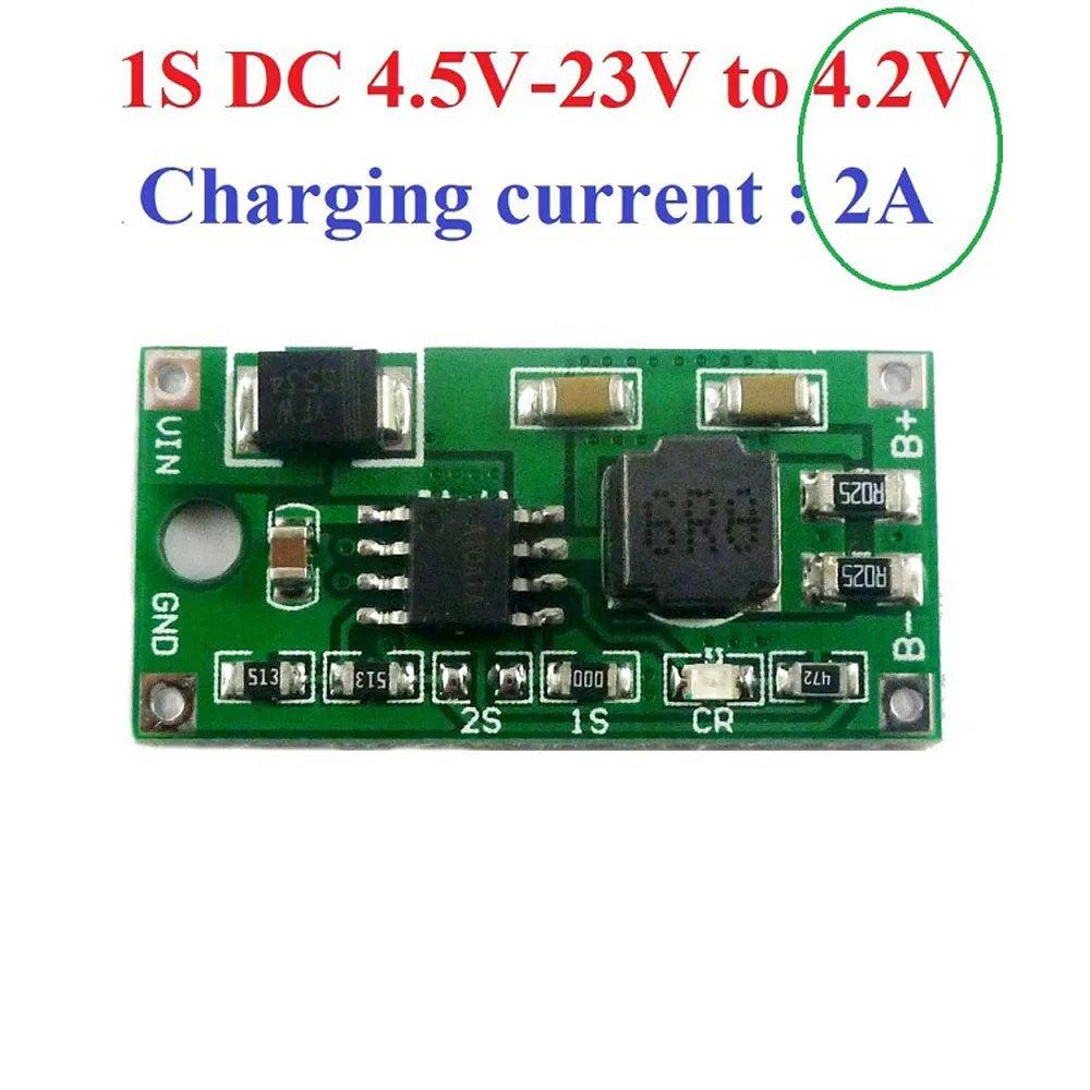 DC 5-23V 1S 2S 3S 2A 1A 0.5A Multi-Cell Version 18650 Lithium Battery Chargering Board For Li ion Cell Solar Portable Device
DC 5-23V 1S 2S 3S 2A 1A 0.5A Multi-Cell Version 18650 Lithium Battery Chargering Board For Li ion Cell Solar Portable Device