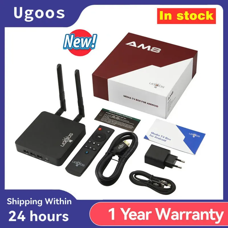 

NEW Ugoos AM8 PRO TV BOX Amlogic S928X DDR4 4GB RAM 32GB ROM Android 11 Support AV1 CEC HDR WiFi6E 1000M OTG BT5.3 Set Top Box