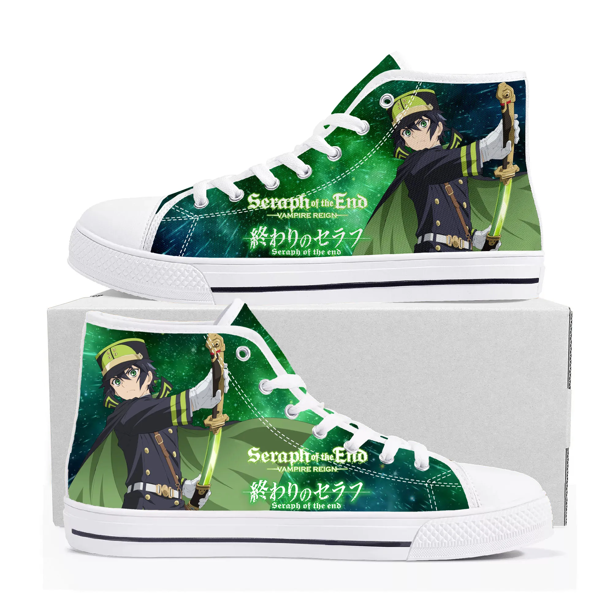 Seraph Of The End Hyakuya Yuichiro High Top Sneakers Mens Womens Teenager Canvas Sneaker Casual Couple Shoes Custom Shoe 
Seraph Of The End Hyakuya Yuichiro High Top Sneakers Mens Womens Teenager Canvas Sneaker Casual Couple Shoes Custom Shoe