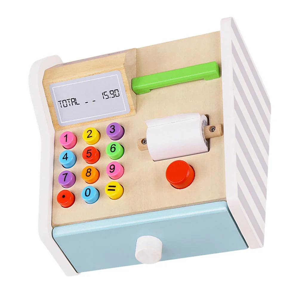 Cash Register Toy Pretend Play Counting Scanner Simulation Supermarket Cashier Desk
Cash Register Toy Pretend Play Counting Scanner Simulation Supermarket Cashier Desk