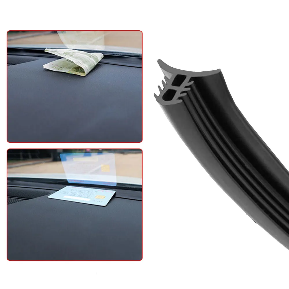 

160cm Car Dashboard Sealing Strip Anti Leak Rubber Strip Interior Auto Dashboard Protector Weatherstrip Seal Strip Car Repair