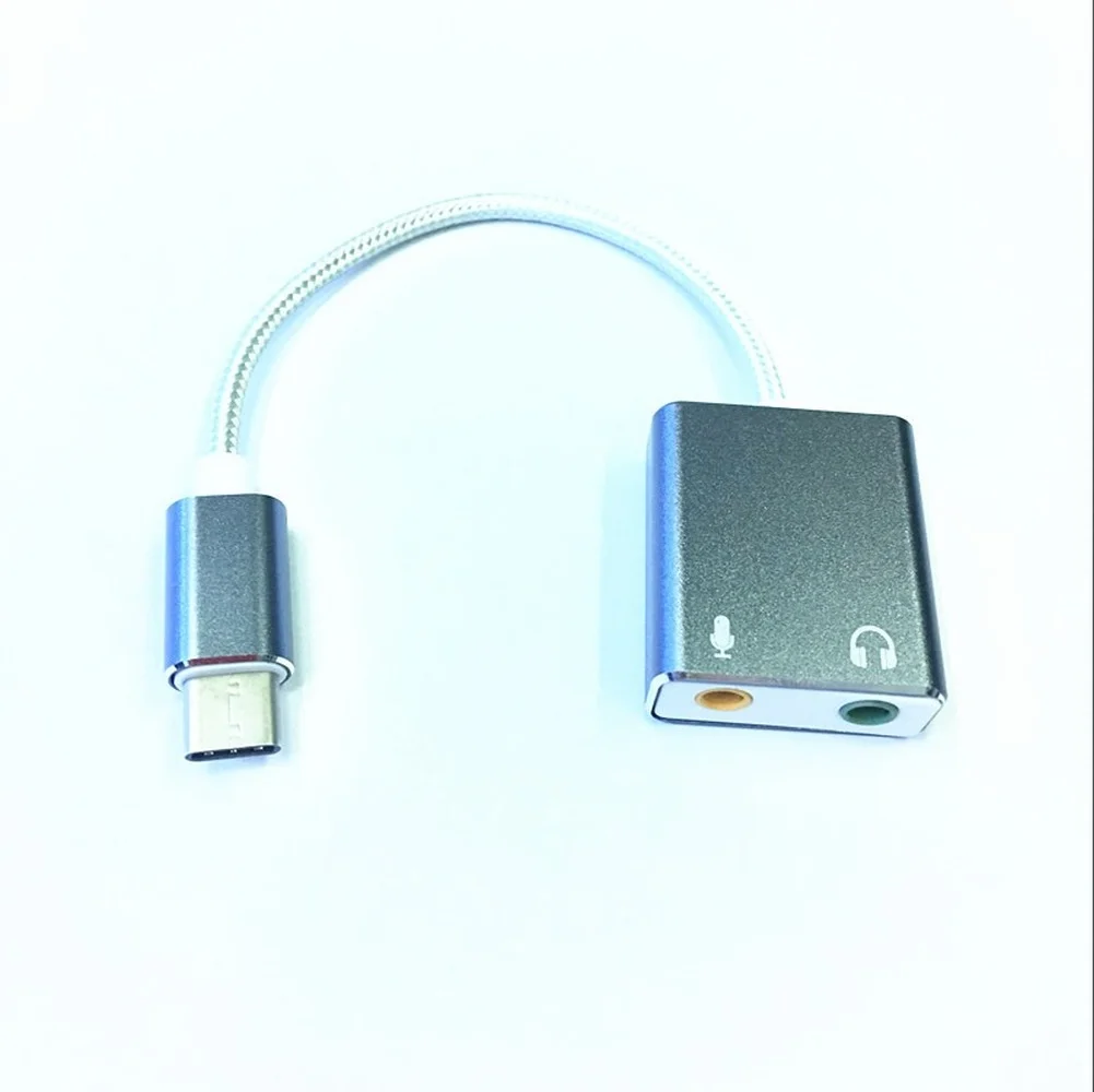 USB Type C Type-C External Sound Card Adapter Audio Card USB-C To Jack 3.5mm Earphone Micphone for Laptop Macbook Pro
USB Type C Type-C External Sound Card Adapter Audio Card USB-C To Jack 3.5mm Earphone Micphone for Laptop Macbook Pro