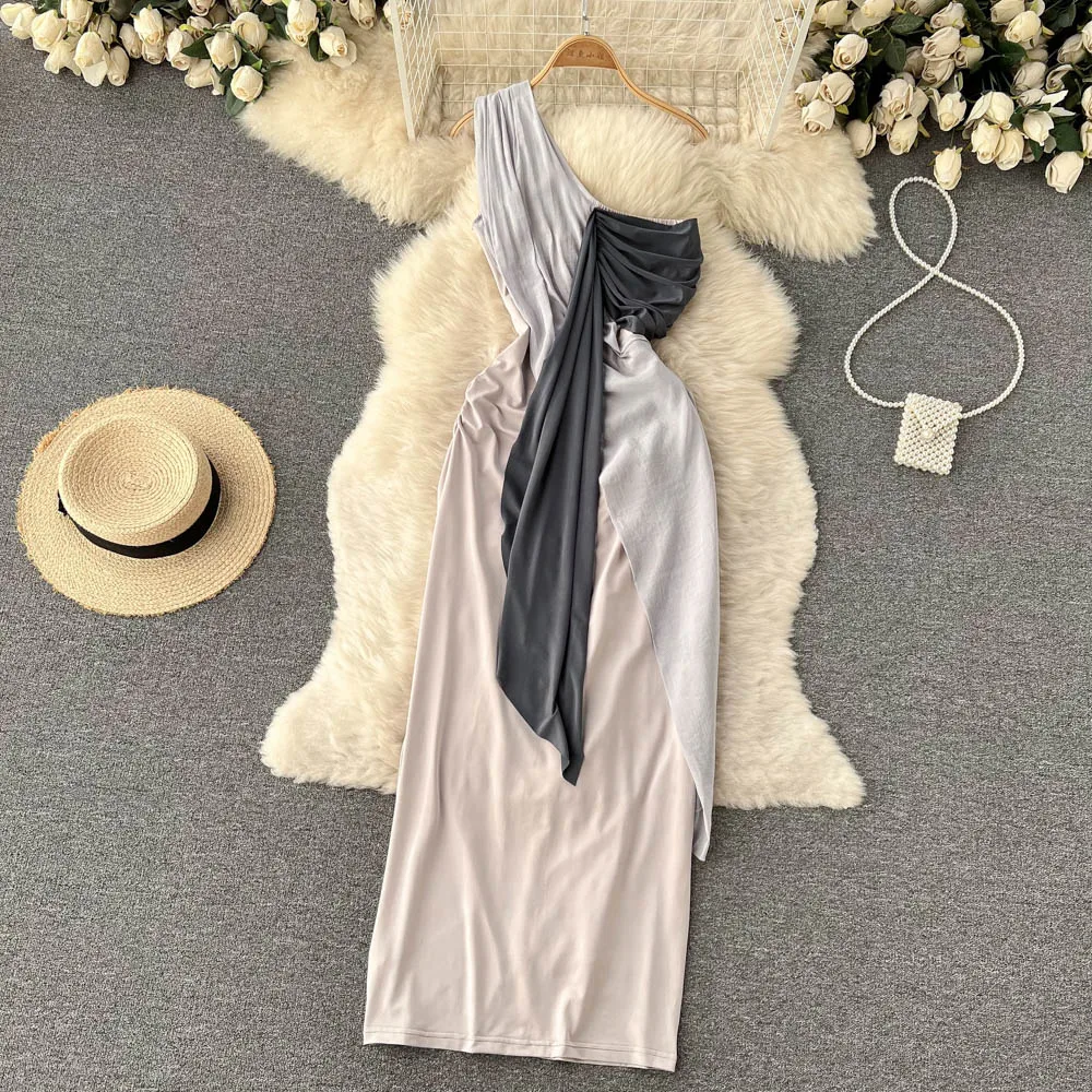 2022 Spring New Design Sense of Minority Slim Fit Casual Irregular Double-layer Design Lace Up Knit Bottomed Dress
2022 Spring New Design Sense of Minority Slim Fit Casual Irregular Double-layer Design Lace Up Knit Bottomed Dress