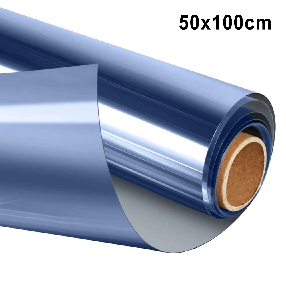 

Heat Insulation Mirror Film Reflective 1pcs 50cm X 100cm 60cm X 100cm Easy To Install Energy Saving High Quality