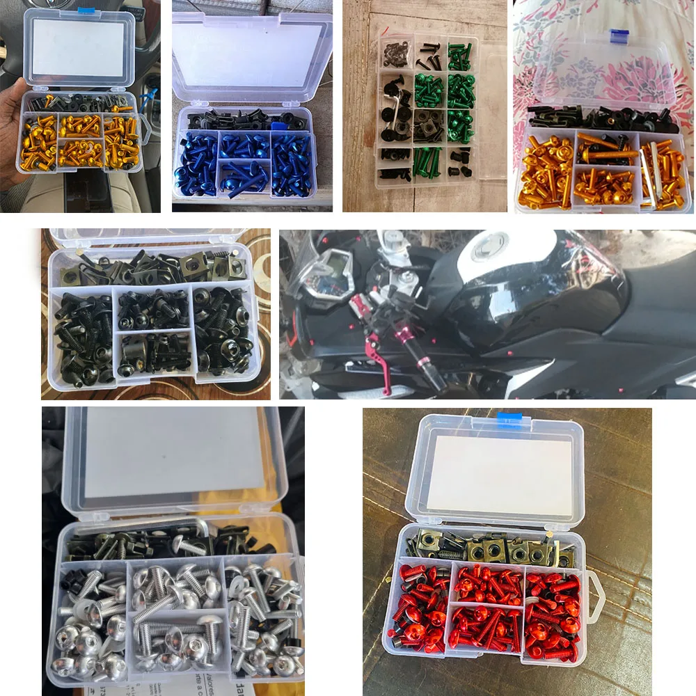 195PCS Hex Button Socket Head Cap Screw Nut Hexagon Metric Thread Machine Fairing Bolt Assortment Kit Set Aluminum M5 M6 M7 M8
195PCS Hex Button Socket Head Cap Screw Nut Hexagon Metric Thread Machine Fairing Bolt Assortment Kit Set Aluminum M5 M6 M7 M8