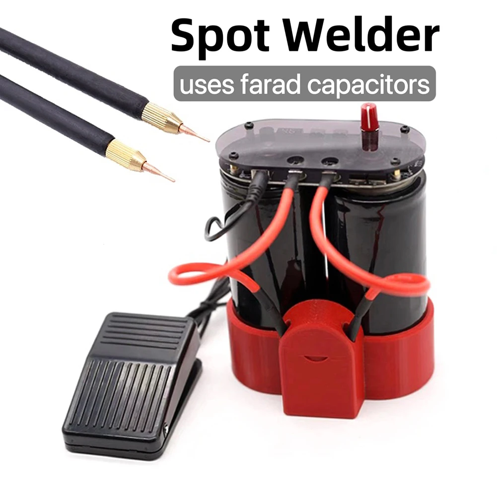 Farad Capacitor Spot Welder OLED Display 2.7V 3000F Portable Spot Welding Device with 10AMG Soldering Pen Mini Spot Welding Unit
Farad Capacitor Spot Welder OLED Display 2.7V 3000F Portable Spot Welding Device with 10AMG Soldering Pen Mini Spot Welding Unit