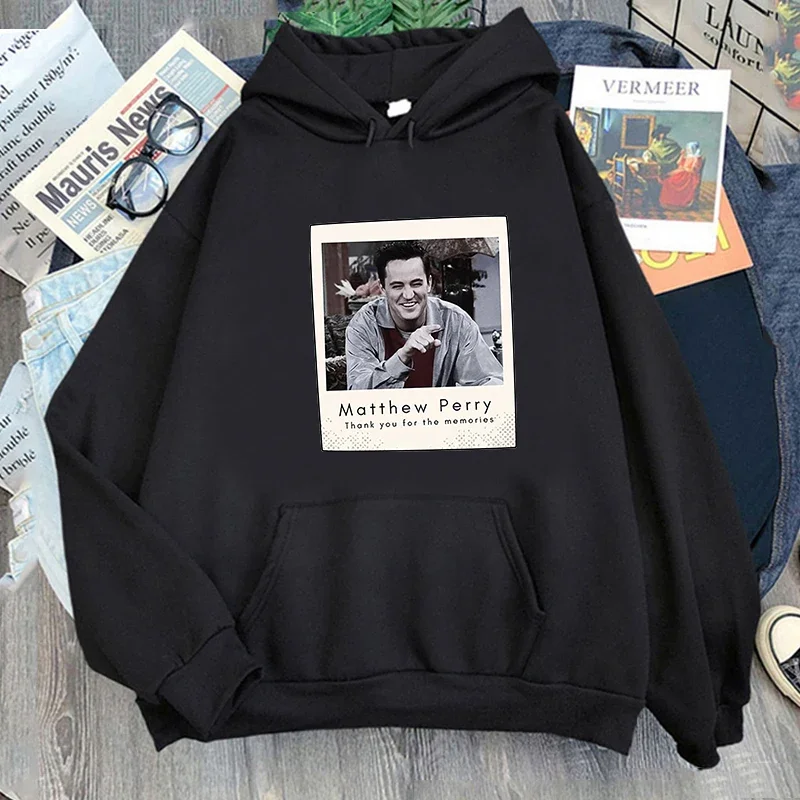 

Matthew perry Hoodies Sudaderas Unisex Fashion Casual Sweatshirt Autumn Long Sleeve Fleece Hoody Men Clothing Streetwear Clothes