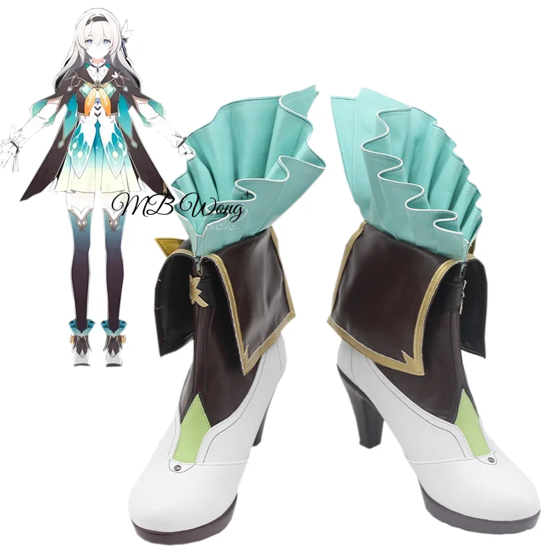 

Game Honkai Star Rail Firefly Shoes Boots Anime Role Play Halloween Carnival Costume Outfit Party Prop Custom Made Adult
