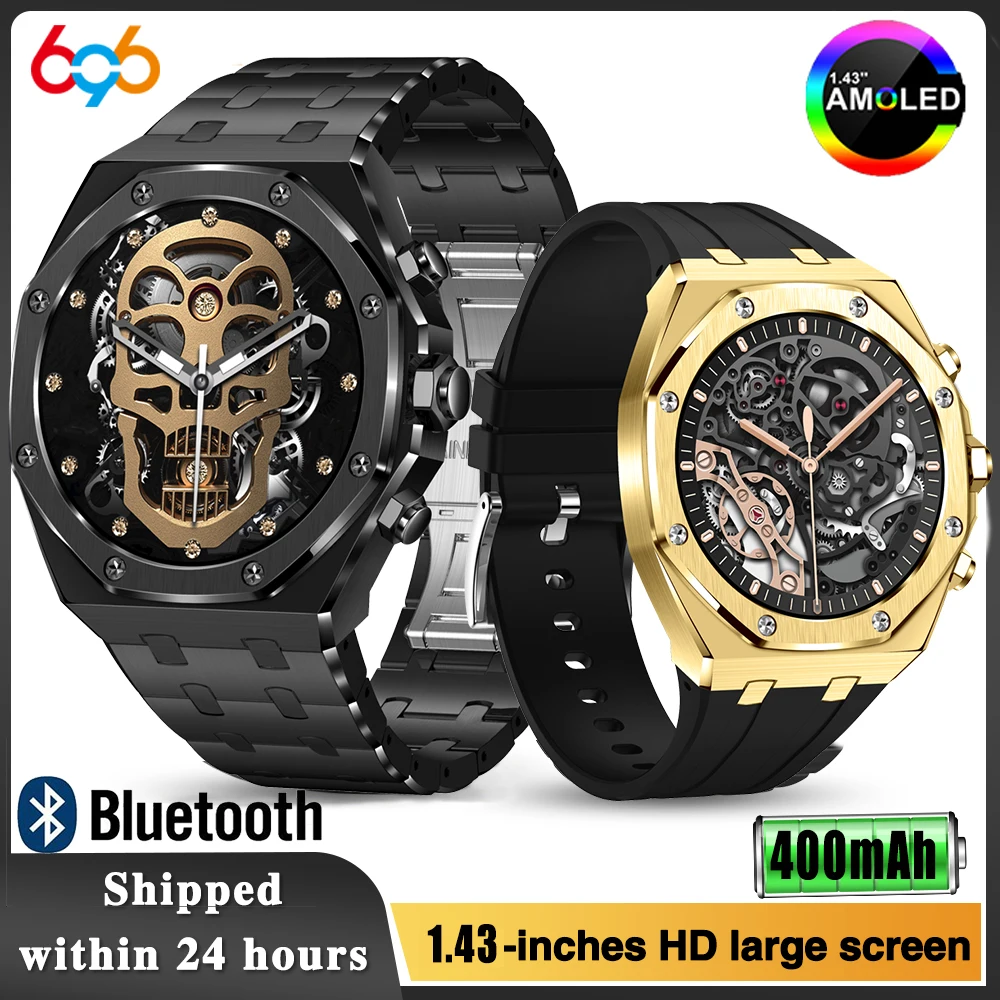 1.43" AMOLED Screen Smart Watch Men Sports Fitness Outdoor Blue Tooth Call Smartwatch Heart Rate Health 400mah Waterproof Music
1.43" AMOLED Screen Smart Watch Men Sports Fitness Outdoor Blue Tooth Call Smartwatch Heart Rate Health 400mah Waterproof Music
