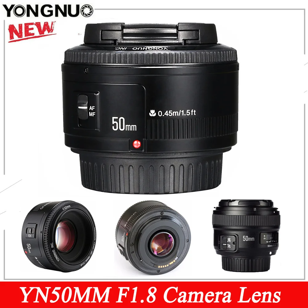 YONGNUO YN50mm YN50 F1.8 Camera Lens EF 50mm AF MF Lens Aperture For Canon EOS Rebel T6 700D 750D 5D 6D Mark II IV 10D Dslr Lens
YONGNUO YN50mm YN50 F1.8 Camera Lens EF 50mm AF MF Lens Aperture For Canon EOS Rebel T6 700D 750D 5D 6D Mark II IV 10D Dslr Lens