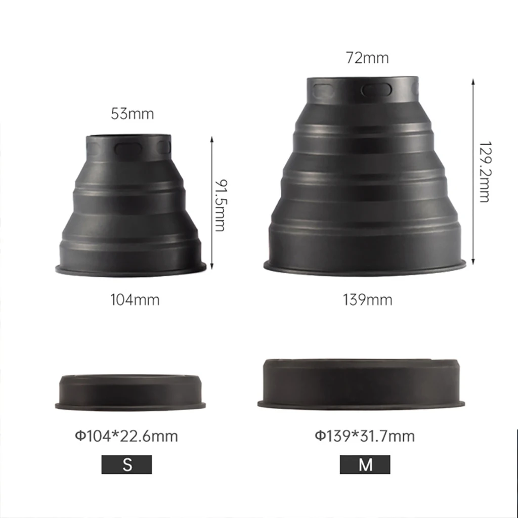 

Универсальная Резиновая бленда объектива камеры Антибликовая Силиконовая Защита объектива 53-72 мм 72-112 мм объектив для Nikon Canon Sony DSLR камеры