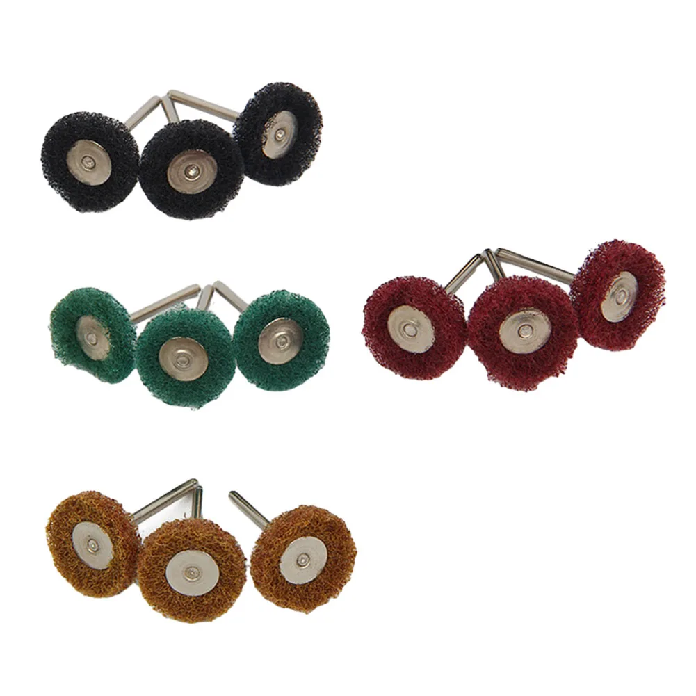 12pcs Scouring Pad For Mini Drill Abrasive Brush 35mm Shank Buffing Wheel Nylon Fiber Grinding Sanding Head Polishing Tools
12pcs Scouring Pad For Mini Drill Abrasive Brush 35mm Shank Buffing Wheel Nylon Fiber Grinding Sanding Head Polishing Tools