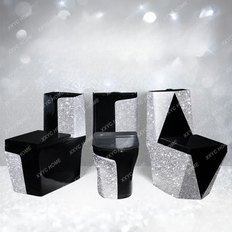 Black Household Toilet Pumping Ceramic Siphon Color Creative Personality Sit Toilet
Black Household Toilet Pumping Ceramic Siphon Color Creative Personality Sit Toilet