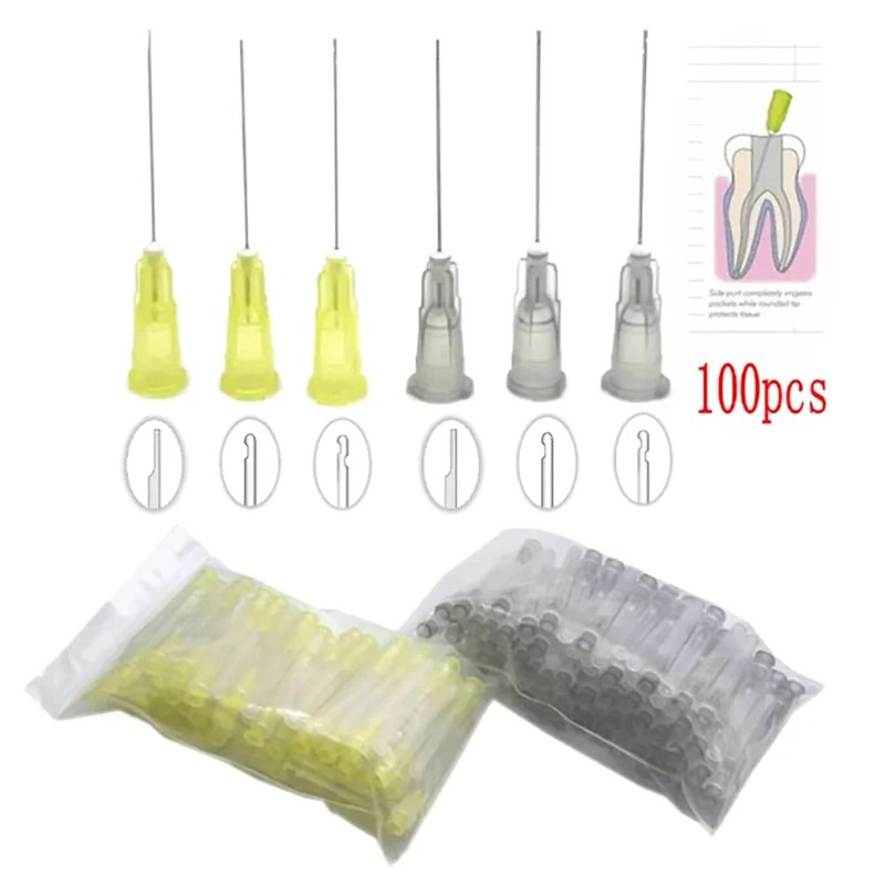 100pcs 25G/27G/30GA 30G End-Closed Side Hole Endo Syringe Root Canal Washing Needle Tip Dental Endo Irrigation Needle Tip
100pcs 25G/27G/30GA 30G End-Closed Side Hole Endo Syringe Root Canal Washing Needle Tip Dental Endo Irrigation Needle Tip