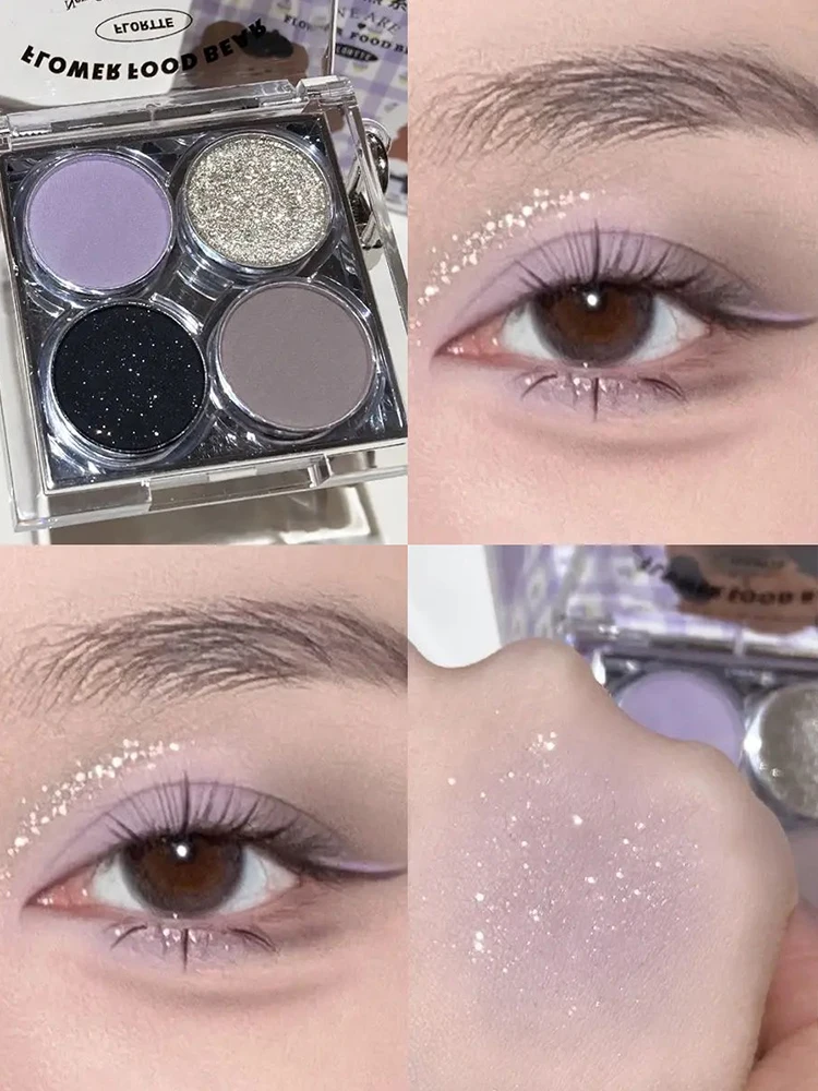 New Product Deep Cold Feeling Cauliflower Bear Series Chameleon Four Color Eyeshadow Palette Gray Purple
New Product Deep Cold Feeling Cauliflower Bear Series Chameleon Four Color Eyeshadow Palette Gray Purple