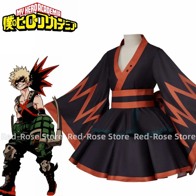 Bakugou Katsuki Cosplay Female My Hero Academia Kimono Cosplay Costume Lolita Maid Dress Unifrom Outfuit Suit for Women Adult
Bakugou Katsuki Cosplay Female My Hero Academia Kimono Cosplay Costume Lolita Maid Dress Unifrom Outfuit Suit for Women Adult