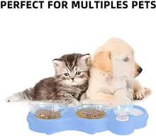 New Plastic 15 Degree Tilt Cat Food Plate Automatic Water Bottle Pet Feeder Food and Water Bowl Set for Cats and Puppies
New Plastic 15 Degree Tilt Cat Food Plate Automatic Water Bottle Pet Feeder Food and Water Bowl Set for Cats and Puppies