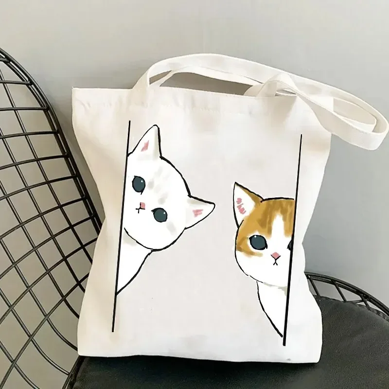 Cute Cat Print Tote Bag - Large Capacity Shopping Bag 8 S44811292b899407d912e1f247ee1cb01k