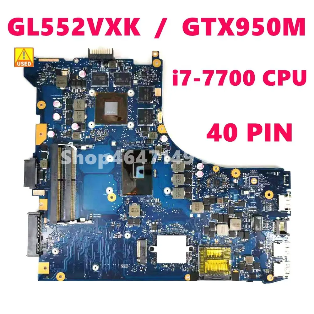 GL552VXK, 40-контактный телефон, телефон GTX950M для Asus ROG GL552V GL552VX ZX50V, материнская плата ноутбука
GL552VXK, 40-контактный телефон, телефон GTX950M для Asus ROG GL552V GL552VX ZX50V, материнская плата ноутбука