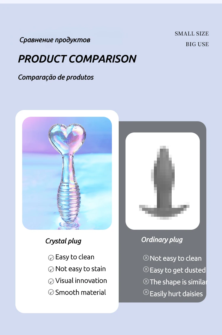 butt plug Cupid Heart Clear Glass Anal Plug Male and Female Thread Crystal Anal Plug plug for woman butt plug Cupid Heart Clear Glass Anal Plug Male and Female Thread Crystal Anal Plug plug for woman