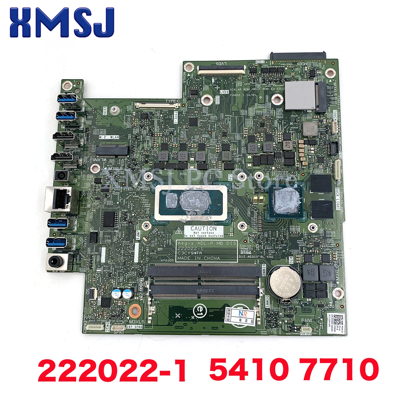 Для Dell Inspiron 5410 7710 материнская плата Aegis ADL-P MB DIS 222022-1 C3CY9 I7-1255U MX550 2G GN18-S5-A1 039G8F 39G8F
Для Dell Inspiron 5410 7710 материнская плата Aegis ADL-P MB DIS 222022-1 C3CY9 I7-1255U MX550 2G GN18-S5-A1 039G8F 39G8F