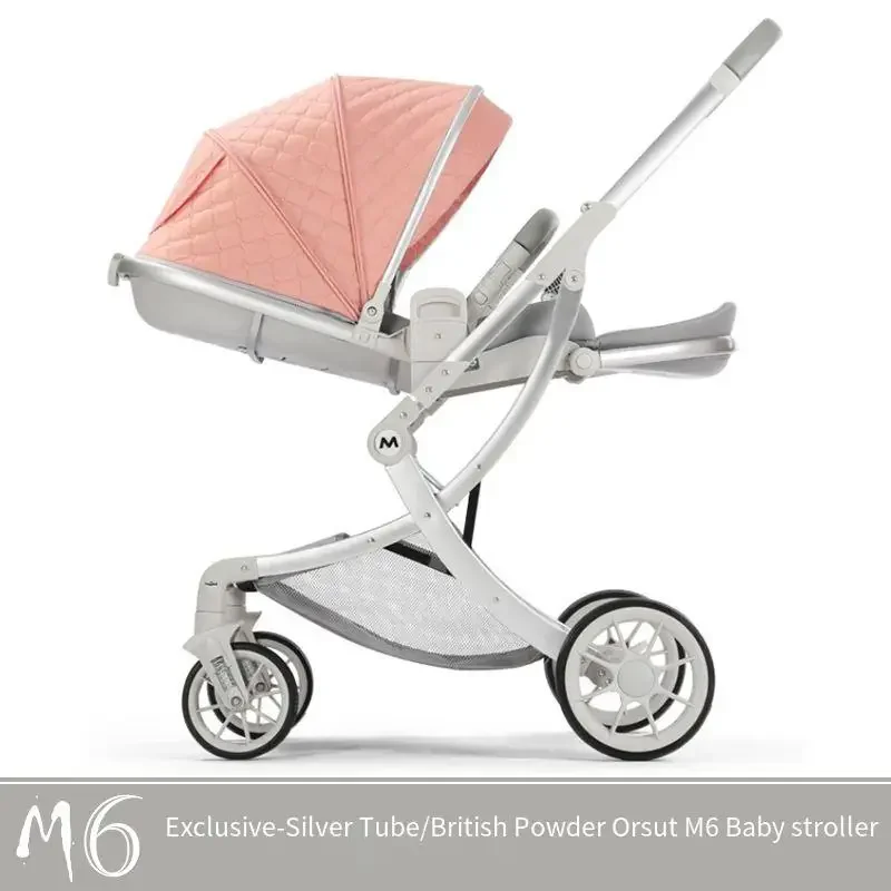 Four-wheeled Baby Stroller High Landscape Lightweight Folding Newborn Stroller Two-way Swivel Seat Shock Absorption Stroller
Four-wheeled Baby Stroller High Landscape Lightweight Folding Newborn Stroller Two-way Swivel Seat Shock Absorption Stroller