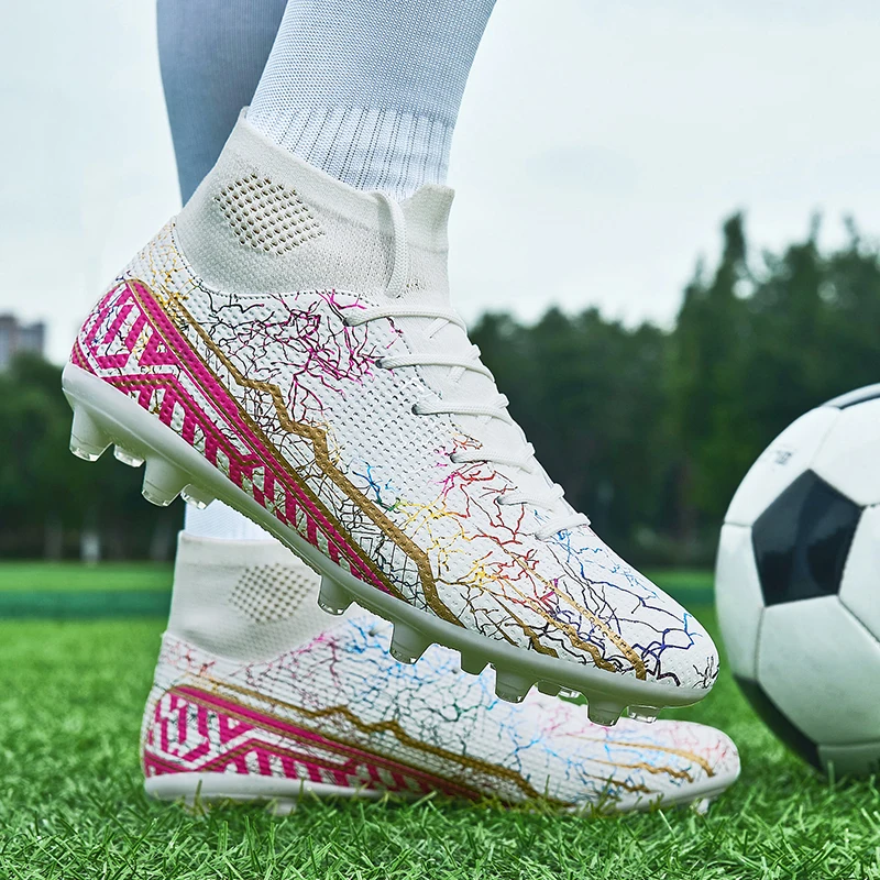 Quality Futsal Non-slip Soccer Shoes Wholesale Messi Football Boots Sociaty Chuteira Campo Cleats Training Sneakers Women TF/AG
Quality Futsal Non-slip Soccer Shoes Wholesale Messi Football Boots Sociaty Chuteira Campo Cleats Training Sneakers Women TF/AG