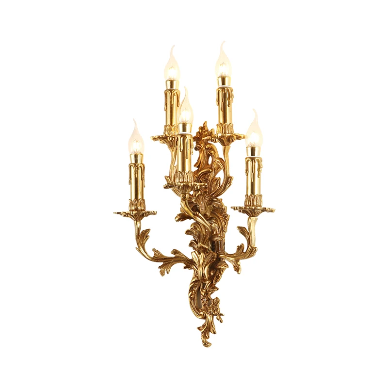 DINGFAN European Style All Copper Golden Wall Lamp Retro Atmosphere Luxury Villa Living Room French Bed Staircase Tv Wall Lamp
DINGFAN European Style All Copper Golden Wall Lamp Retro Atmosphere Luxury Villa Living Room French Bed Staircase Tv Wall Lamp