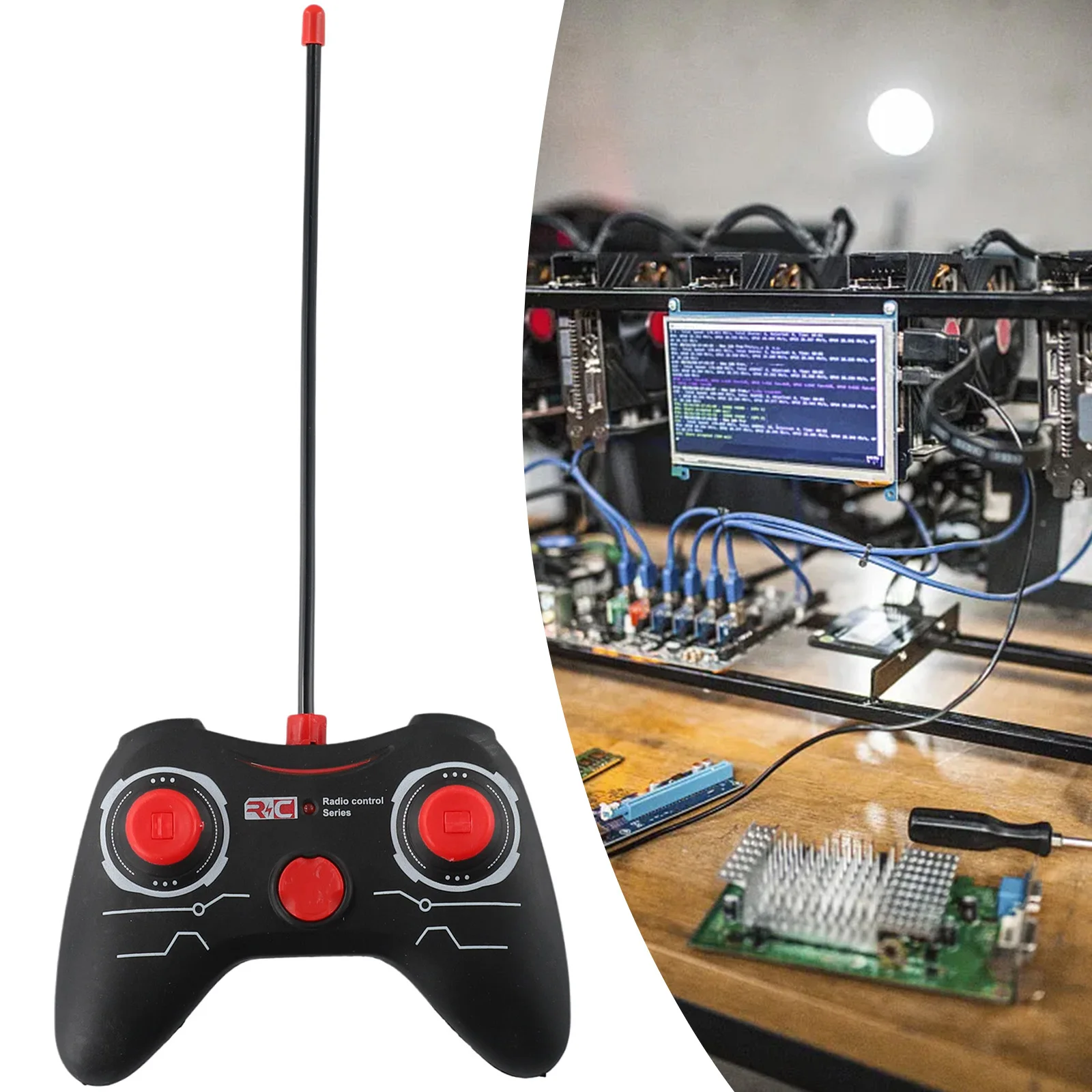 Electric Motors RC Remote Control Automation Transmitter RC Model Remote Controller 2 AA Batteries High Quality
Electric Motors RC Remote Control Automation Transmitter RC Model Remote Controller 2 AA Batteries High Quality