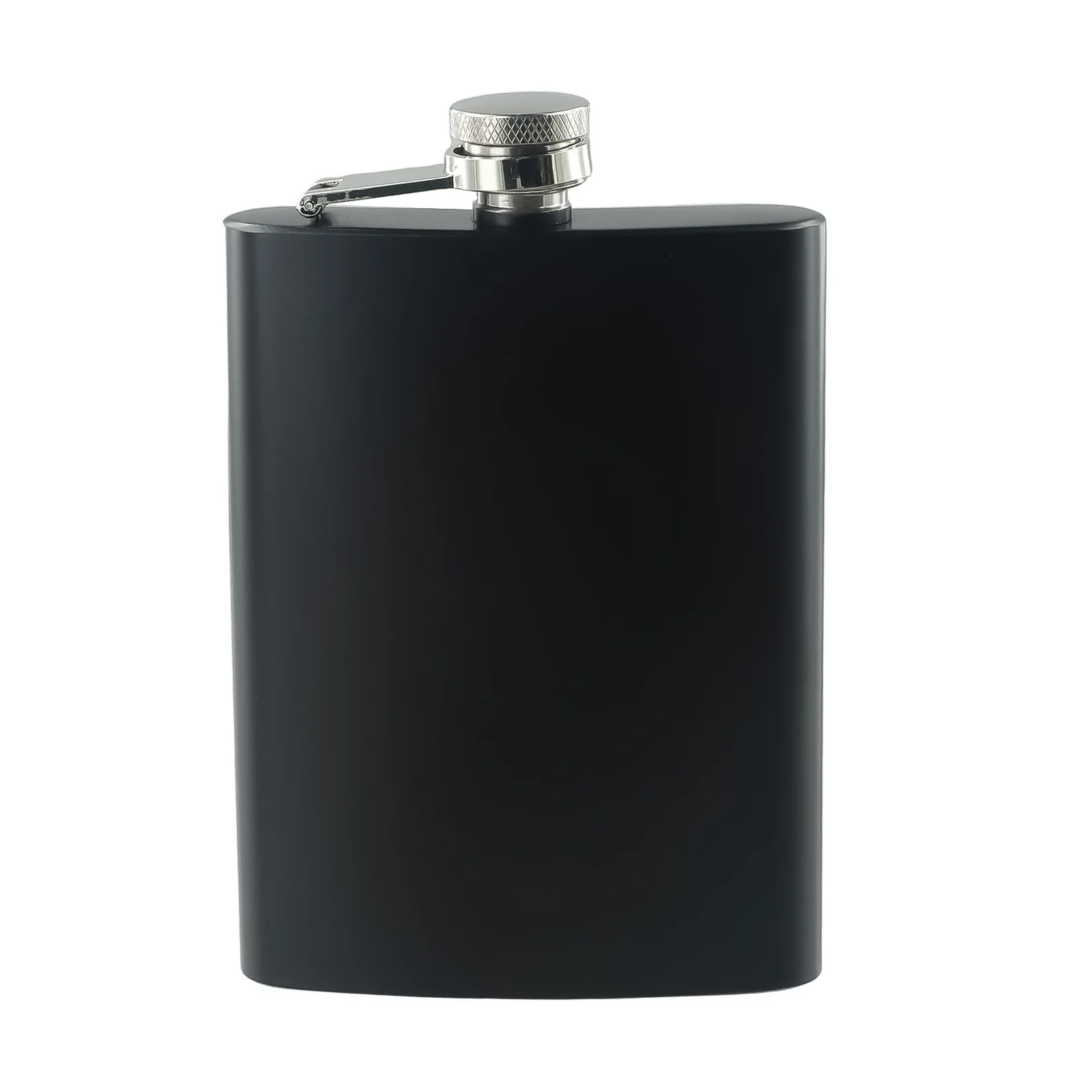 

6/8oz Matte Black Hip Flasks Leak-proof Stainless Steel Whiskey Flask With Funnel For Outdoor Camping Drinkware