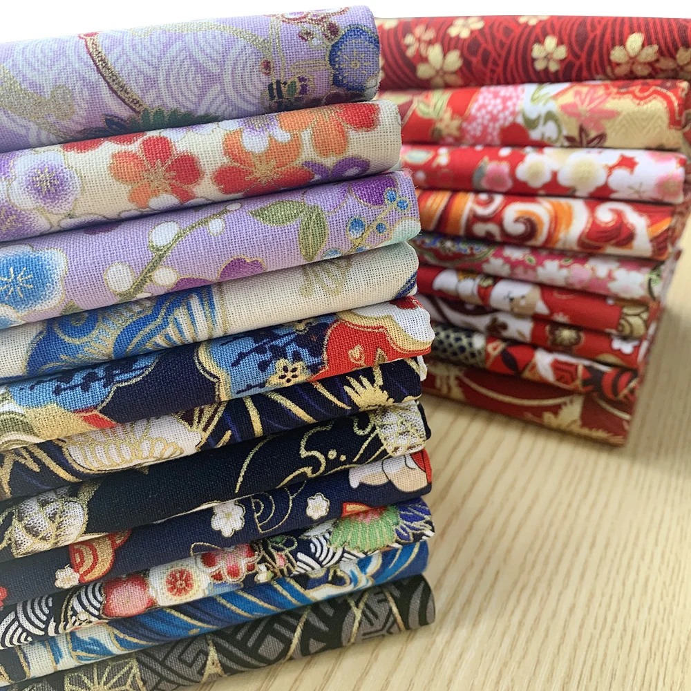 148x50cm Japanese Style Hefeng Fabric Printed With Gold Powder Fabric Pure Cotton Hanfu Kimono Qipao Mouth Gold Wrapped Fabric 
148x50cm Japanese Style Hefeng Fabric Printed With Gold Powder Fabric Pure Cotton Hanfu Kimono Qipao Mouth Gold Wrapped Fabric