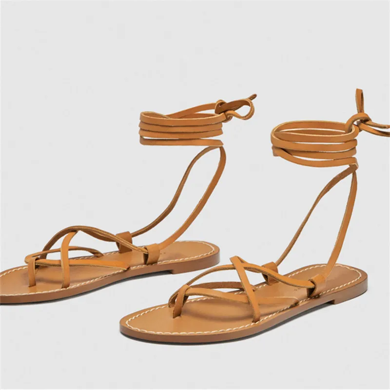 2023 New Summer Women Sandals Ankle Strap Flat Beach Shoes Woman Bohemia Flats Casual Flip Flops Gladiator Sandalias Mujer 
2023 New Summer Women Sandals Ankle Strap Flat Beach Shoes Woman Bohemia Flats Casual Flip Flops Gladiator Sandalias Mujer