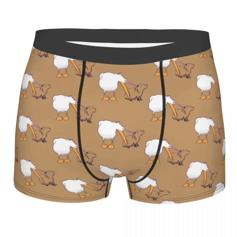 

Funny Capybara Meme Boxer Shorts For Men Sexy 3D Print Cute Animal Underwear Panties Briefs Breathable Underpants