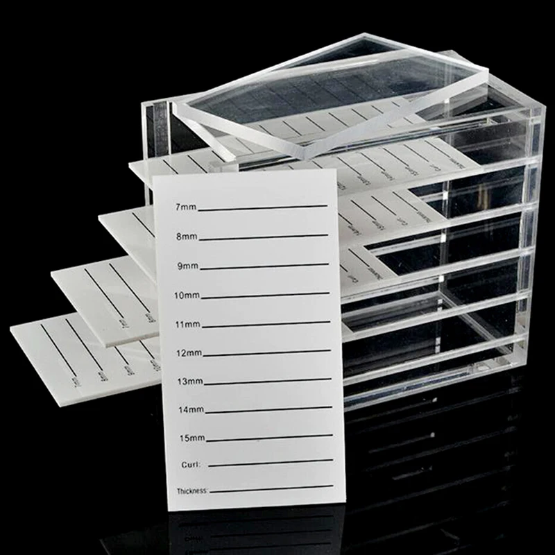 False Eyelashes Storage Box 5 Layers Acrylic Pallet Lash Holder Display Stand
False Eyelashes Storage Box 5 Layers Acrylic Pallet Lash Holder Display Stand