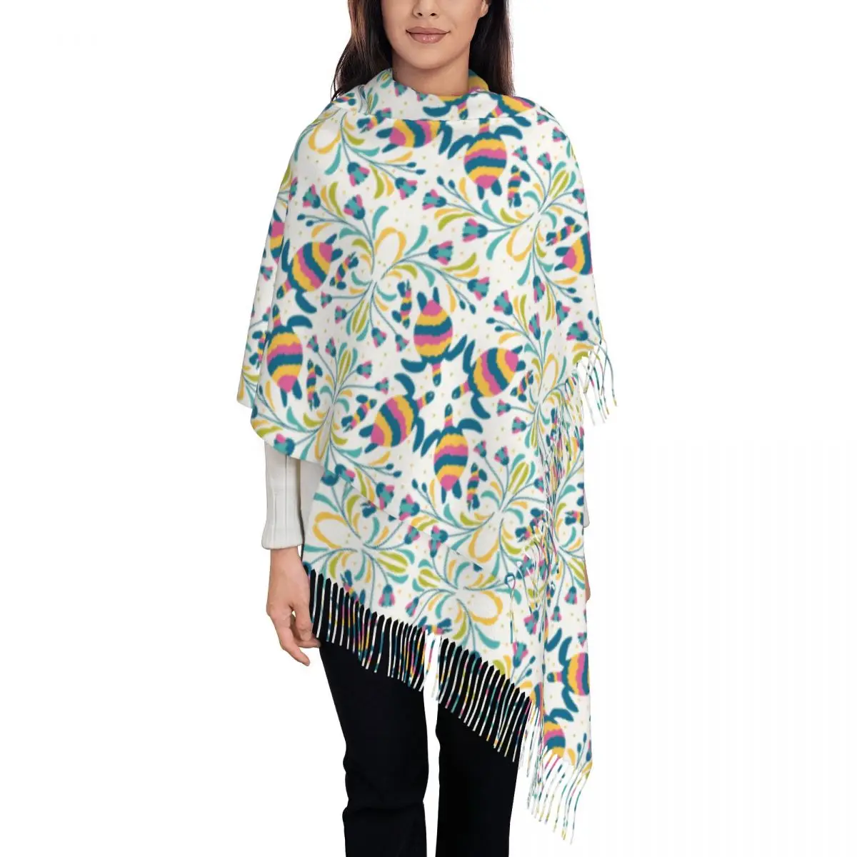Custom Printed Mexican Otomi Turtle Embroidery Scarf Men Women Winter Warm Scarves Floral Animal Art Shawl Wrap
Custom Printed Mexican Otomi Turtle Embroidery Scarf Men Women Winter Warm Scarves Floral Animal Art Shawl Wrap