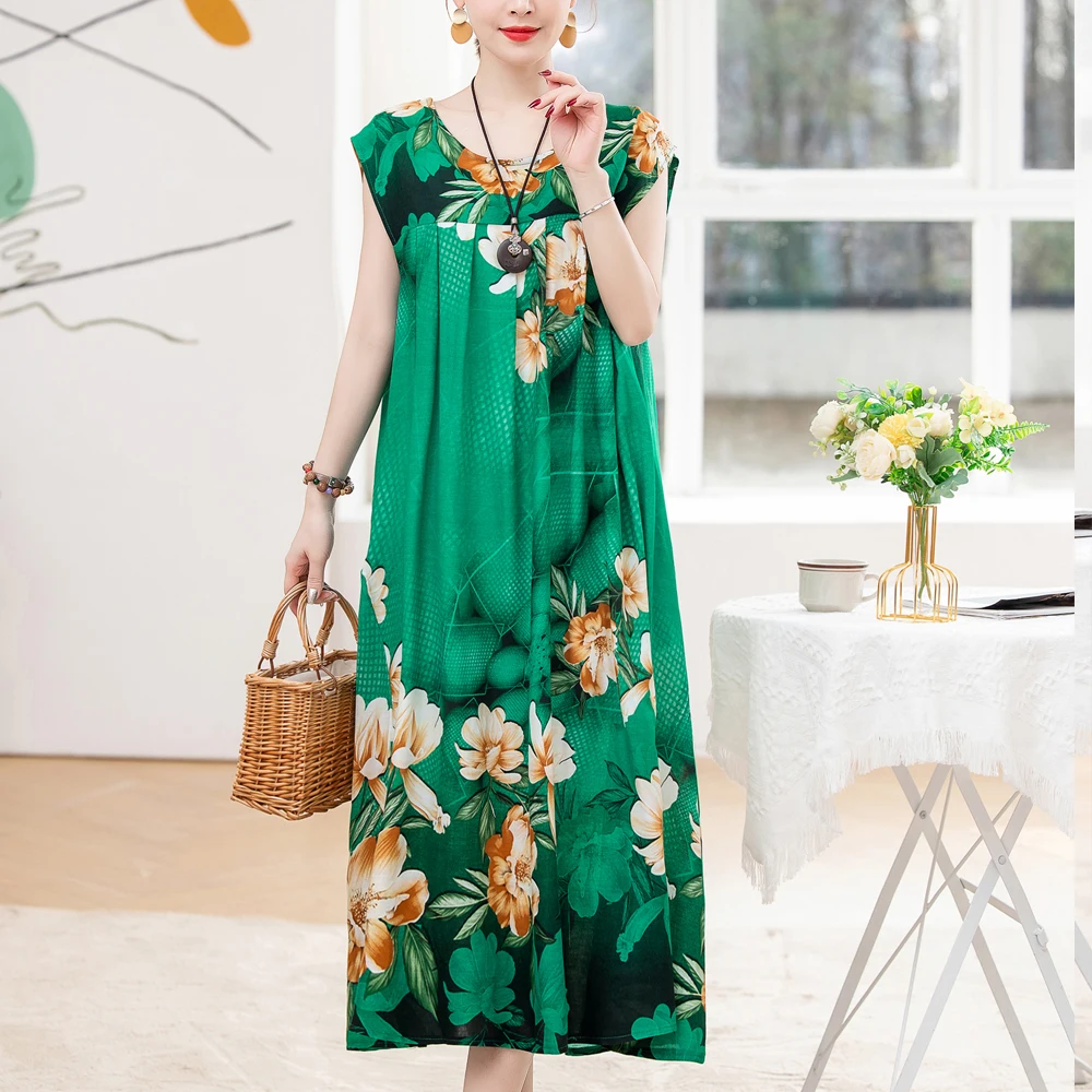 New Fashion Hot Summer Dresses For women Plus Size Sleeveless Dress 2023 Casual Print Vintage Elegant Floral Woman Clothing
New Fashion Hot Summer Dresses For women Plus Size Sleeveless Dress 2023 Casual Print Vintage Elegant Floral Woman Clothing