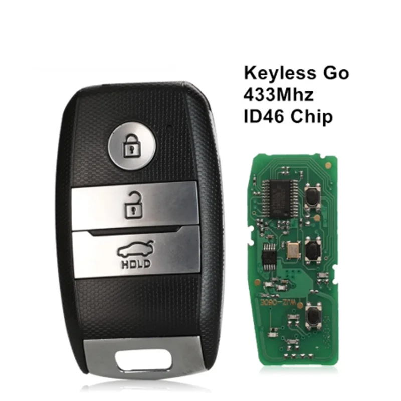 Keyless Go Car Full Smart Remote Key 433Mhz ID46 Pcf7952 Fob Control P/N 95440-D9510 for KIA K5 KX3 Sportage Sorento
Keyless Go Car Full Smart Remote Key 433Mhz ID46 Pcf7952 Fob Control P/N 95440-D9510 for KIA K5 KX3 Sportage Sorento