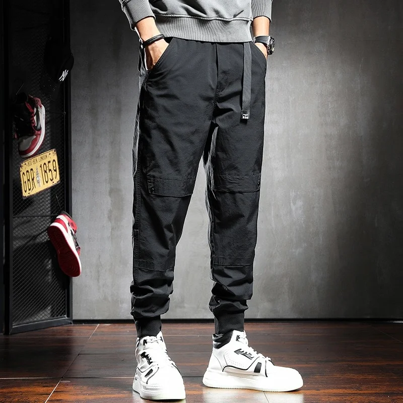 New Black 2023 Casual Pencil Pants Men Streetwear Sport Elastic Waist Joggers Trousers
New Black 2023 Casual Pencil Pants Men Streetwear Sport Elastic Waist Joggers Trousers