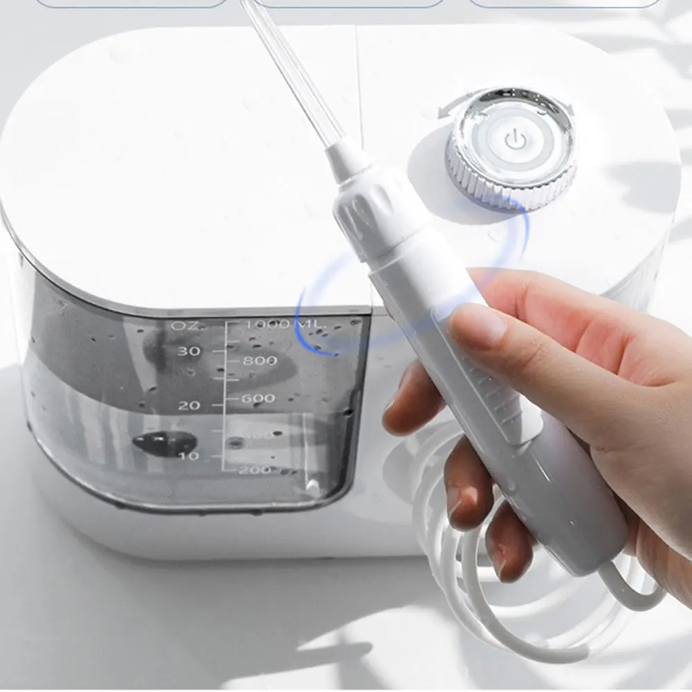 Portable Electric Water Teeth Whitening Oral Shower Teeth Cleaning Whitening 7 Tips Nozzles 1000Ml Capacity
Portable Electric Water Teeth Whitening Oral Shower Teeth Cleaning Whitening 7 Tips Nozzles 1000Ml Capacity