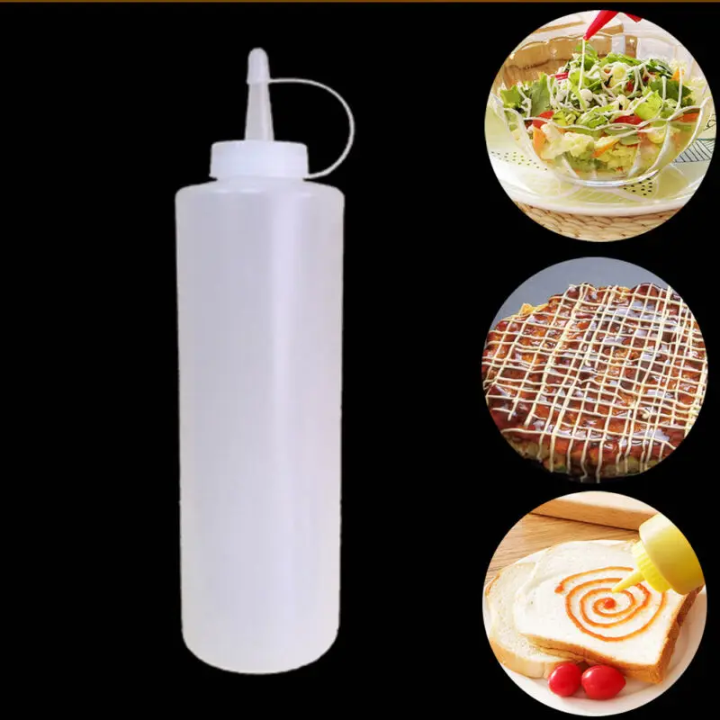 80-320z Squeeze Bottle White Plastic Condiment Dispenser Ketchup Mustard Sauce Fruit Tomato Salad Cream Seasoning Bottles
80-320z Squeeze Bottle White Plastic Condiment Dispenser Ketchup Mustard Sauce Fruit Tomato Salad Cream Seasoning Bottles