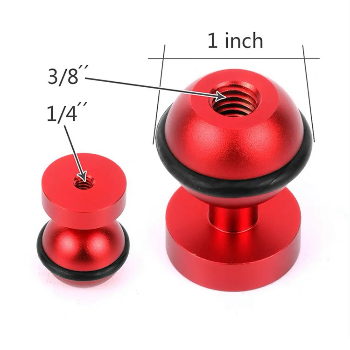 

Suitable for GoPro small ant aluminum alloy mini adapter diving fill light hot boot ball head rotating bracket